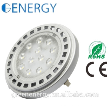 15W CER RoHs Shenzhen 3 Jahre Garantie dimmable 12V 240V eingebauter Fahrer Aluminiumgehäuse G53 GU10 AR111 LED-Scheinwerfer SMD